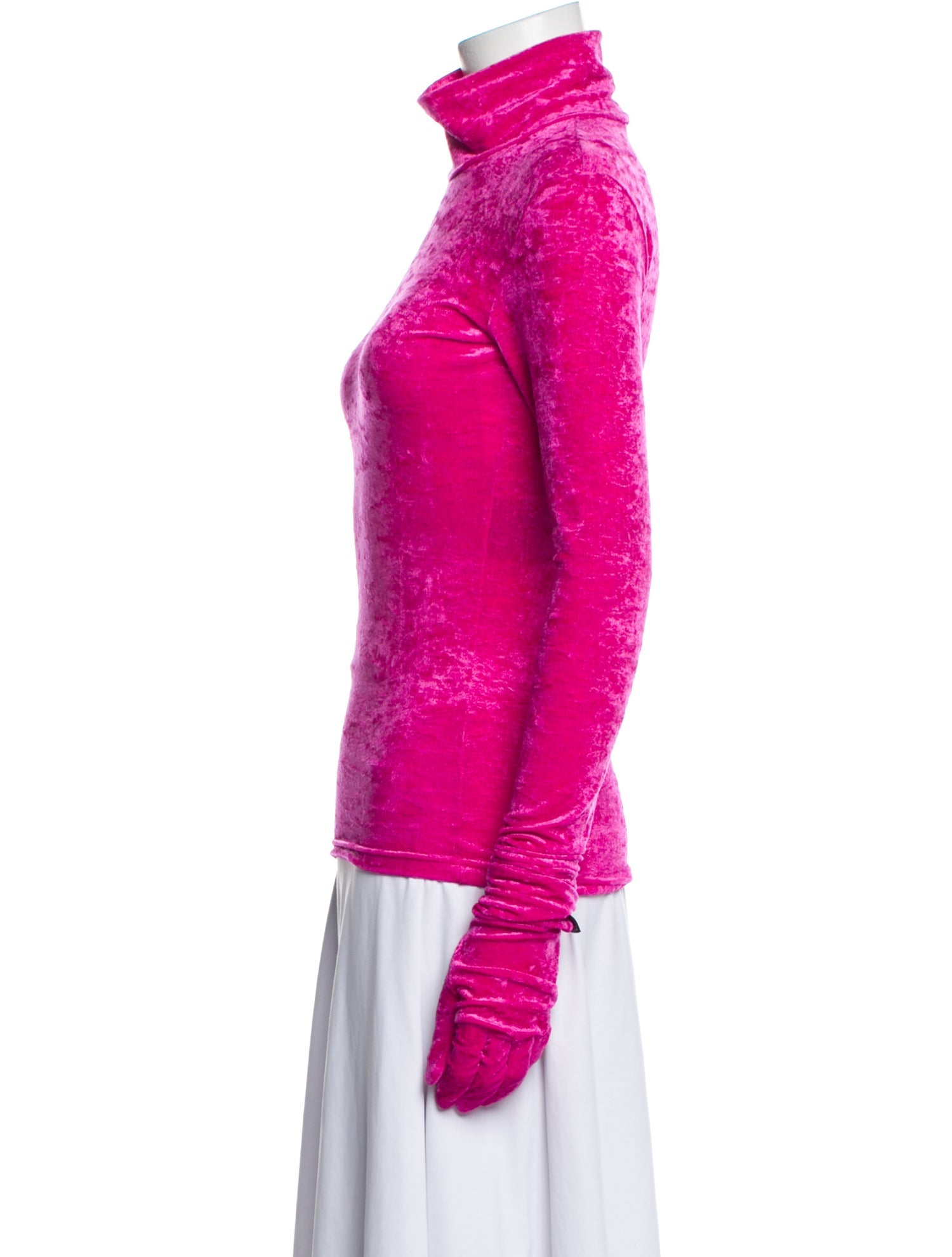 Balenciaga 2018 Velour Top