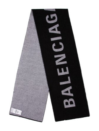 Balenciaga Wool Printed Shawl