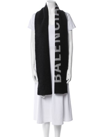 Balenciaga Wool Printed Shawl