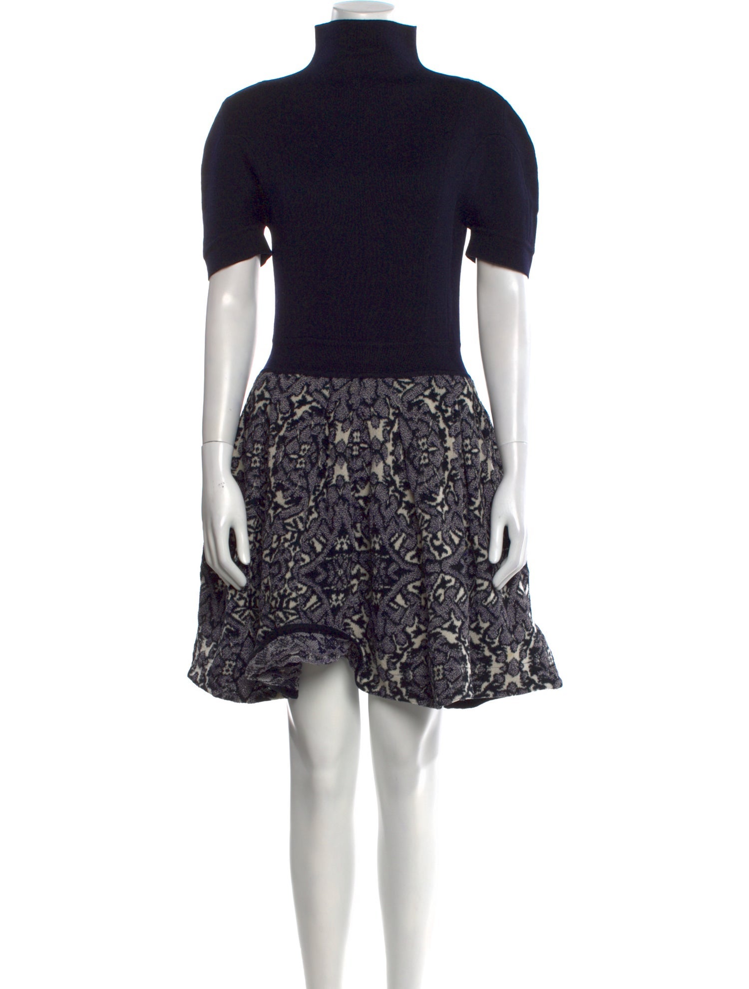 Balenciaga Printed Mini Dress