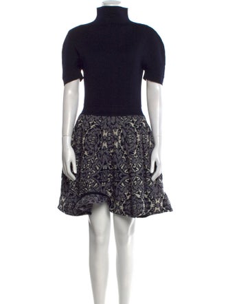 Balenciaga Printed Mini Dress