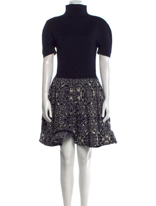 Balenciaga Printed Mini Dress