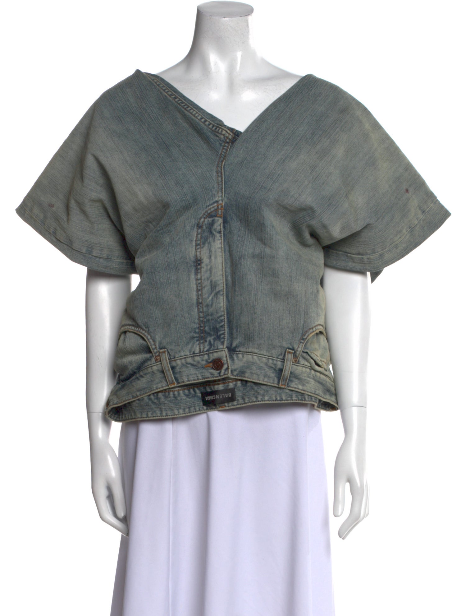 Balenciaga 2024 V-Neck Top