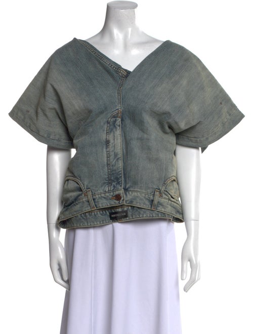 Balenciaga 2024 V-Neck Top