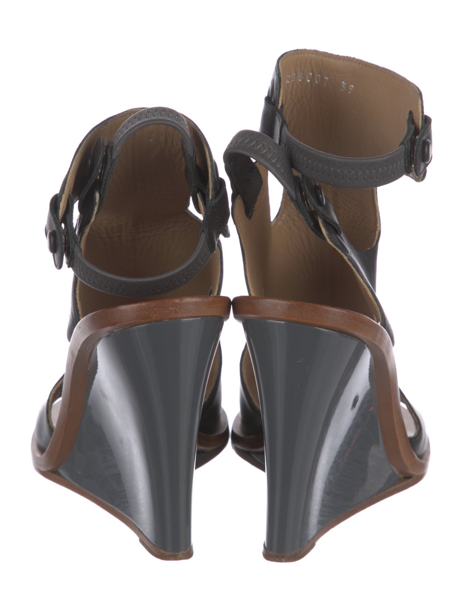 Balenciaga Leather Gladiator Sandals