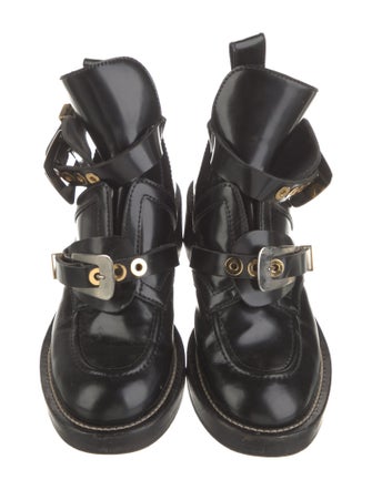 Balenciaga Ceinture Leather Boots