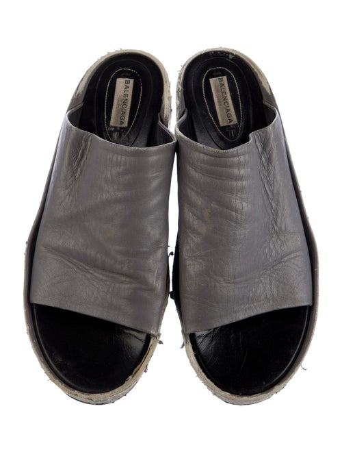 Balenciaga 2010's Leather Slides