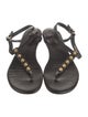 Balenciaga Leather T-Strap Sandals