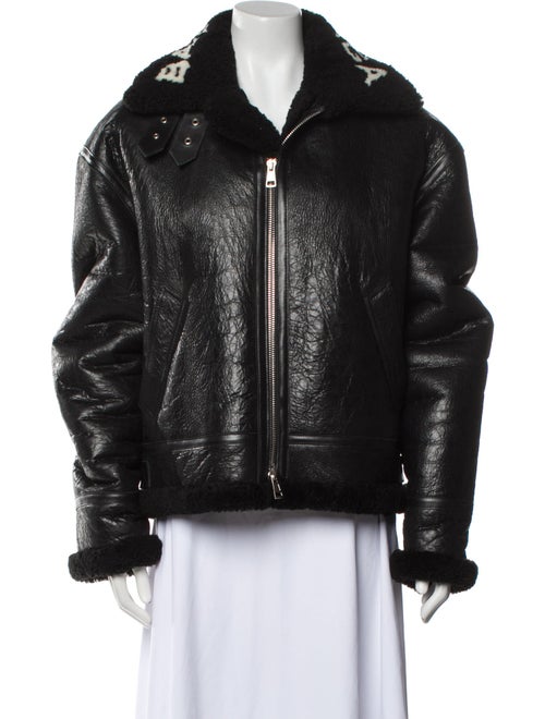 Balenciaga 2017 Shearling Bomber Jacket