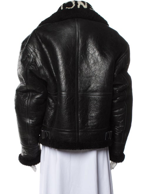 Balenciaga 2017 Shearling Bomber Jacket