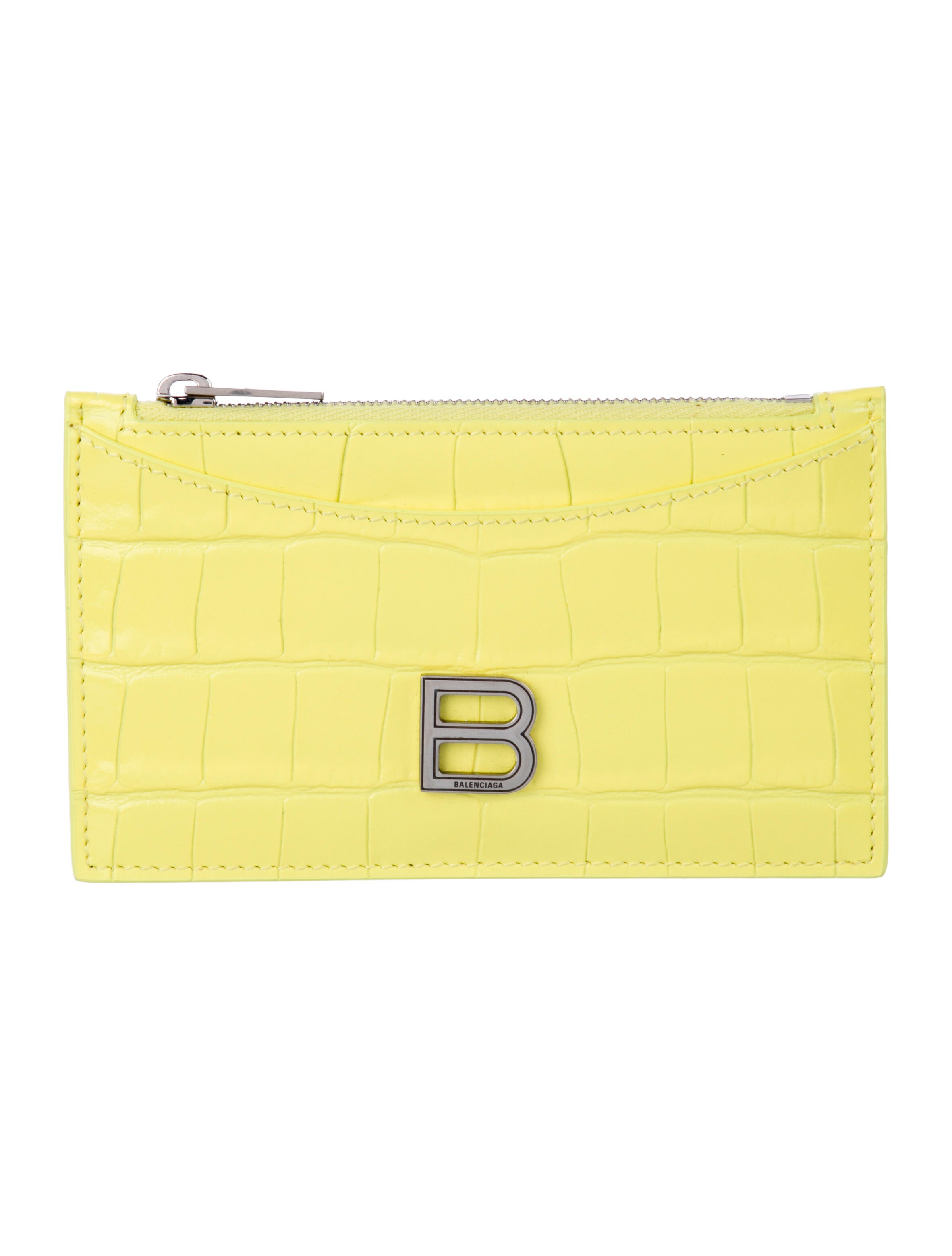 Balenciaga 2021 Embossed Leather Wallet