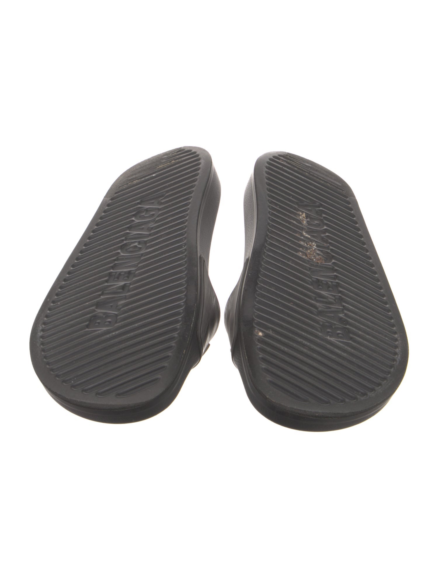 Balenciaga Signature Logo Rubber Flats