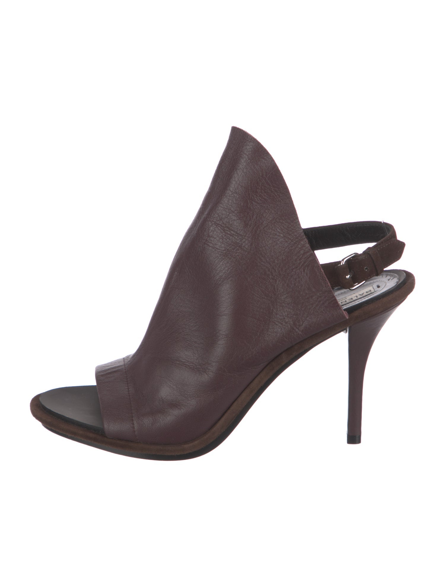 Balenciaga Leather Slingback Pumps