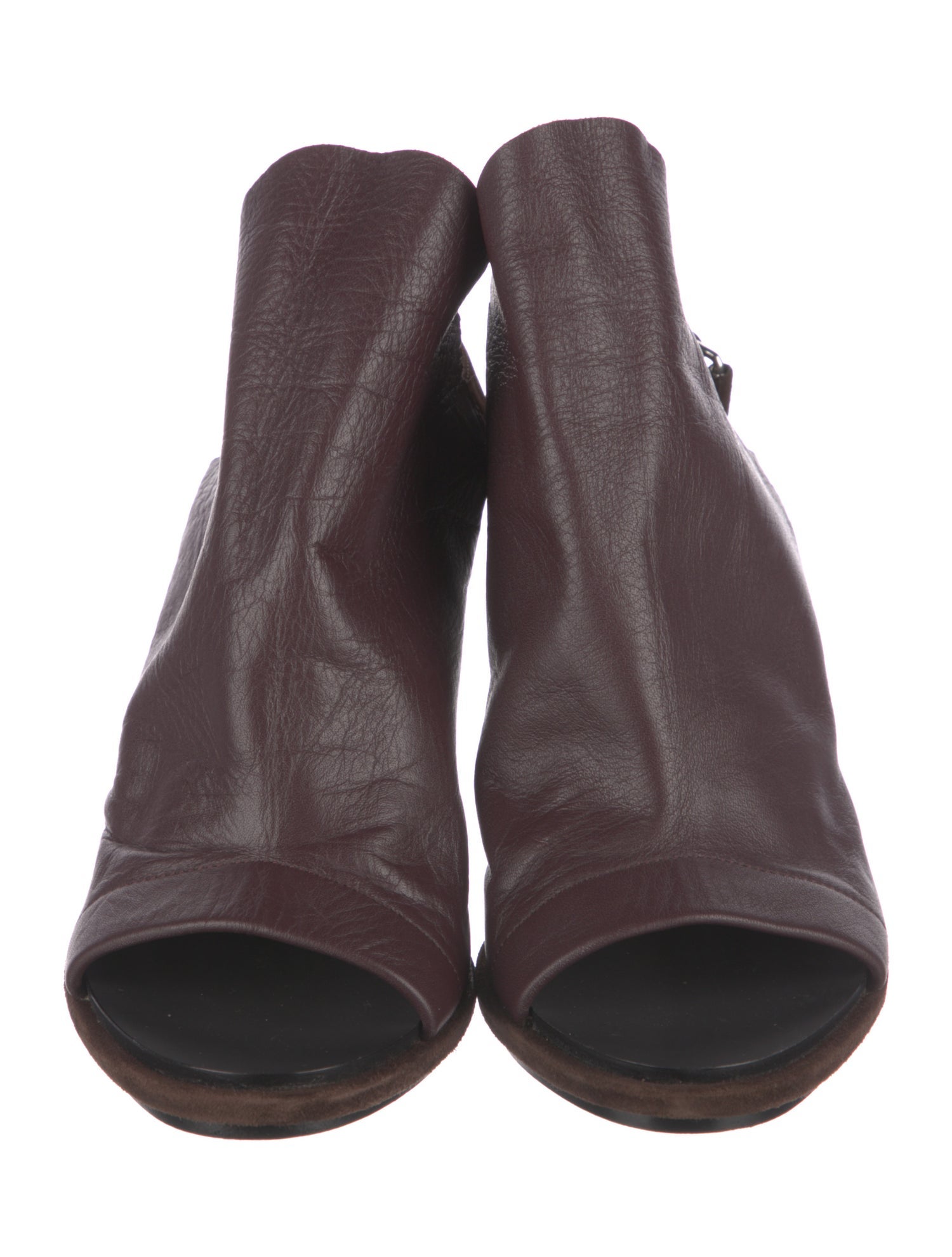 Balenciaga Leather Slingback Pumps