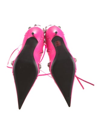 Balenciaga Leather Studded Accents Sock Boots