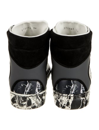 Balenciaga Leather Printed Sneakers