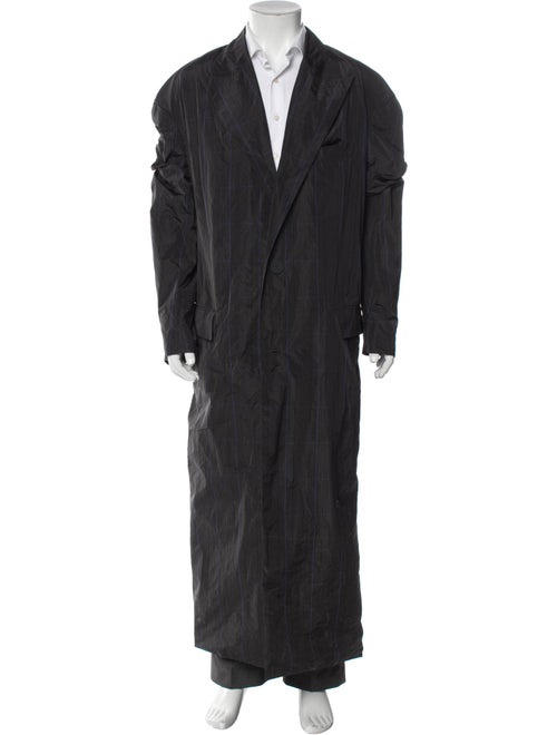 Balenciaga 2022 Plaid Print Coat