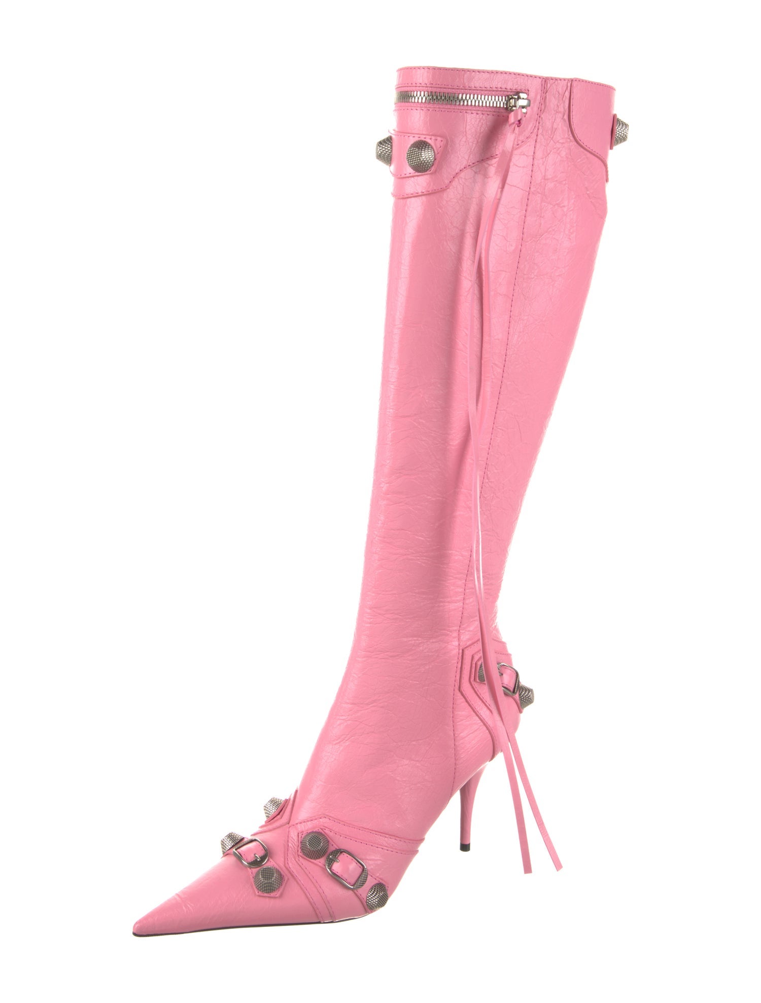 Balenciaga Leather Rain Boots