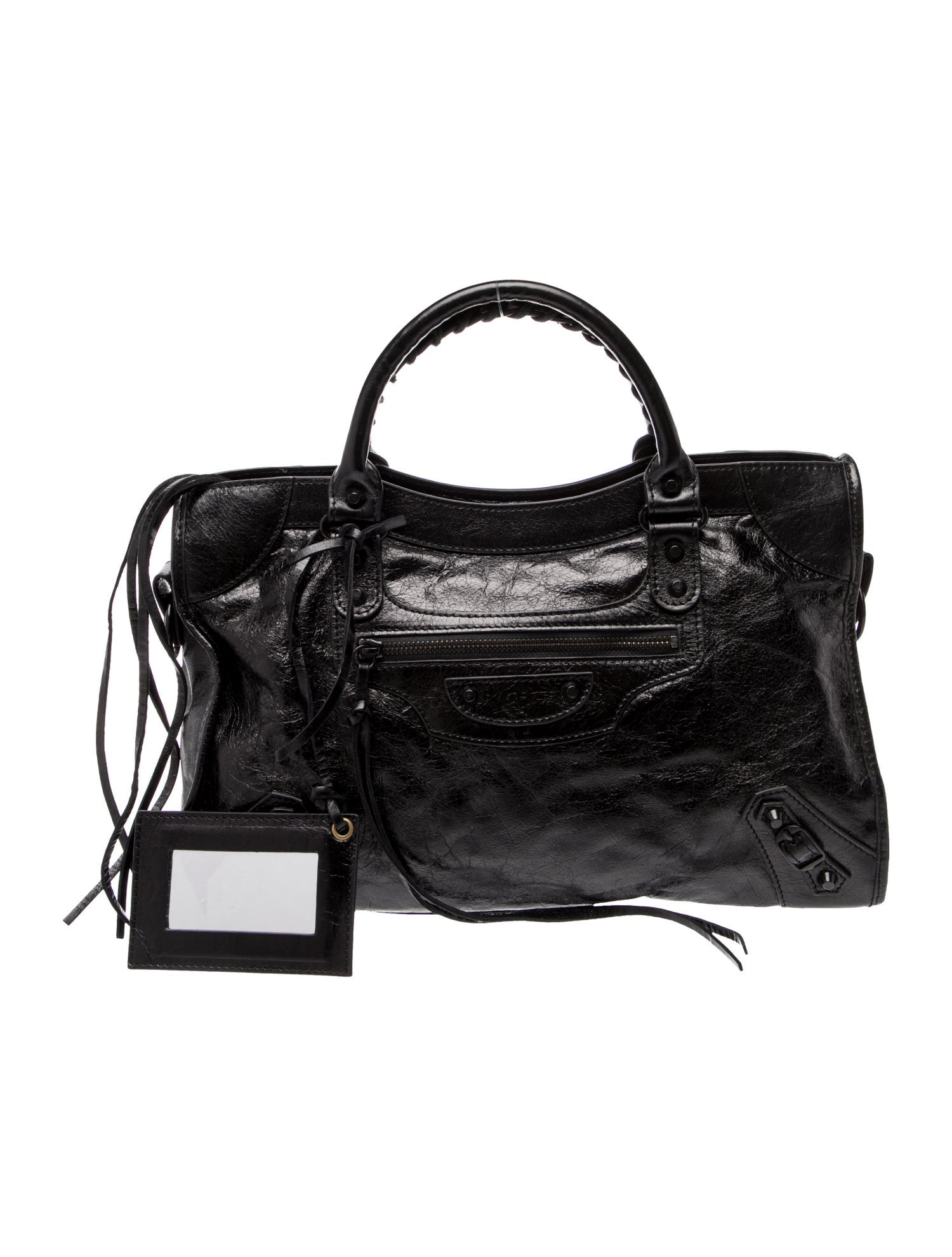 Balenciaga Leather Motocross Classic City