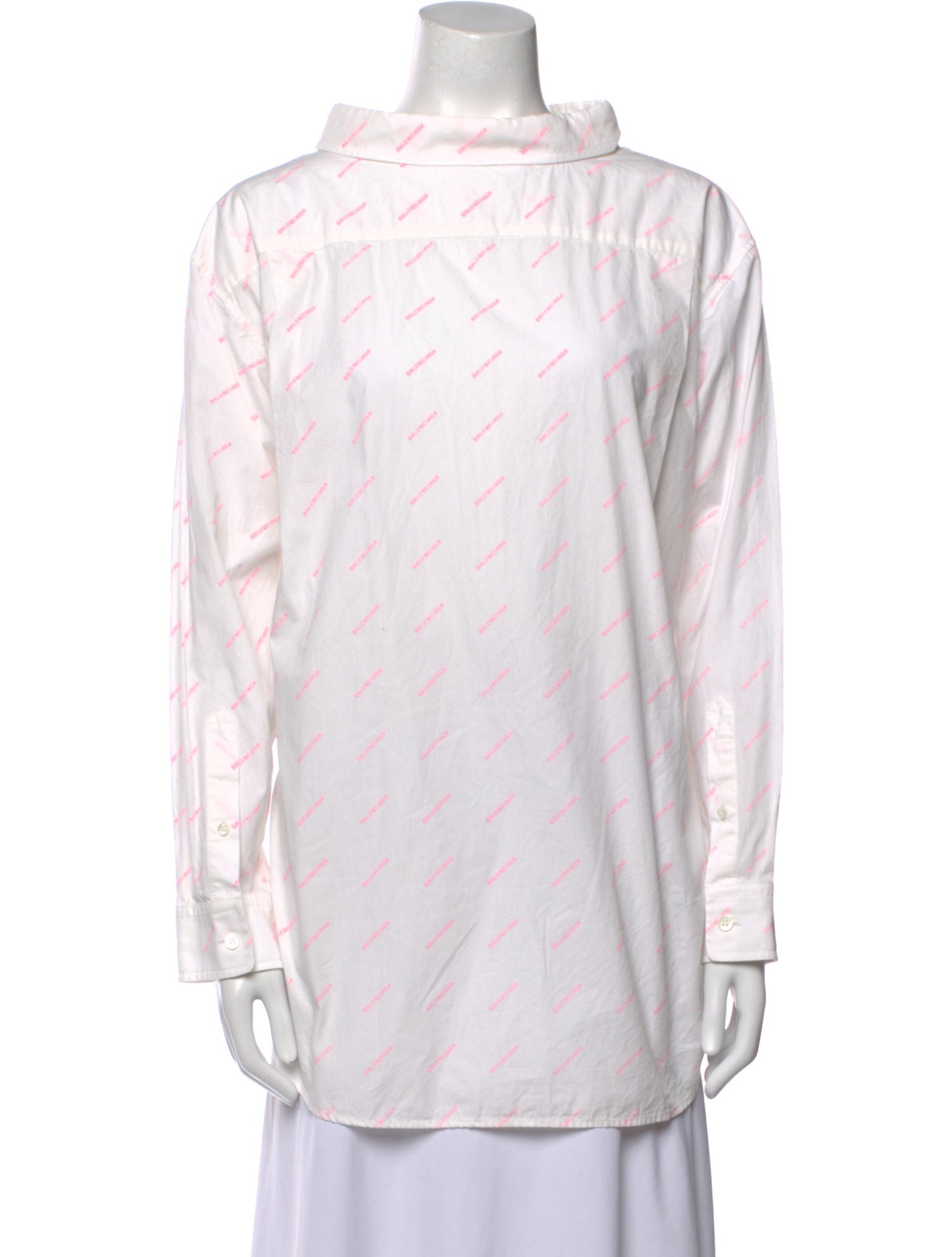 Balenciaga 2020 Printed Tunic