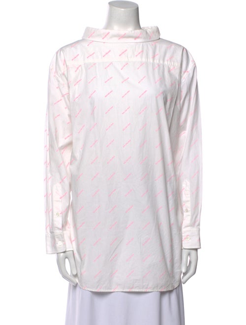 Balenciaga 2020 Printed Tunic