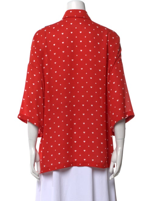Balenciaga 2020 Printed Button-Up Top