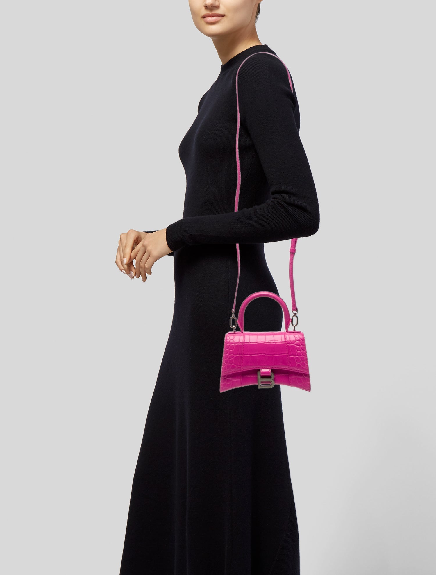 Balenciaga Leather Hourglass XS