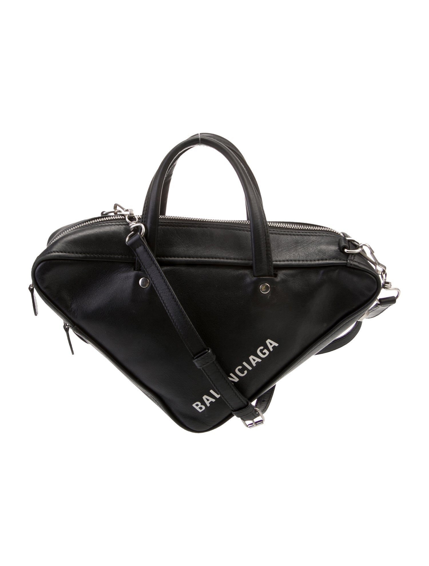 Balenciaga Leather Triangle Duffle
