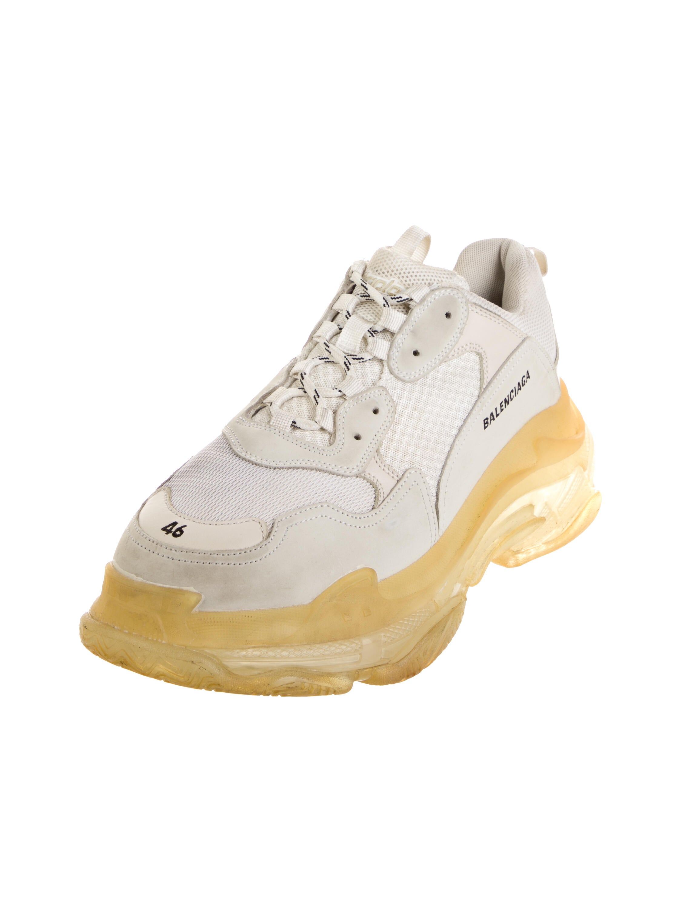 Balenciaga Triple S 'Clear Sole' Athletic Sneakers