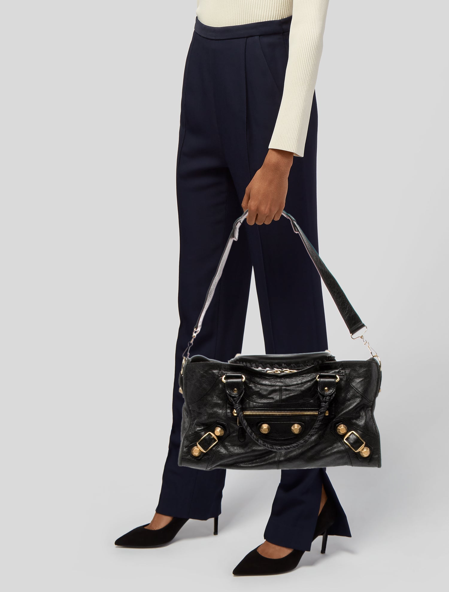 Balenciaga Leather Motocross City Giant