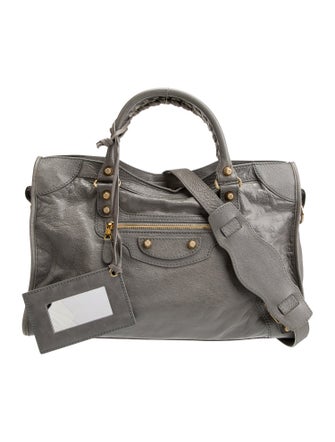 Balenciaga Leather Motocross Giant City Medium