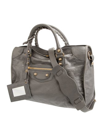 Balenciaga Leather Motocross Giant City Medium