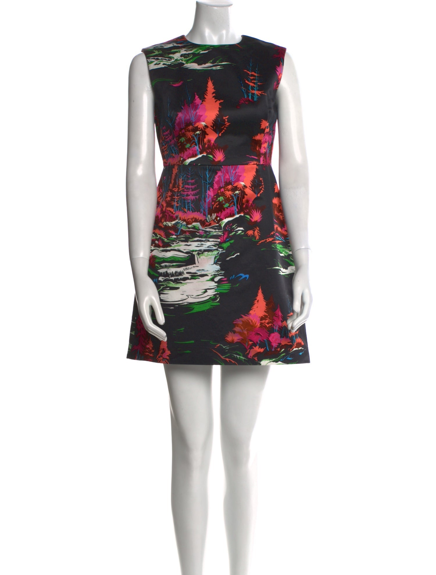 Balenciaga Printed Mini Dress