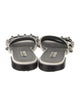 Balenciaga Rockstud Accents Leather Slides