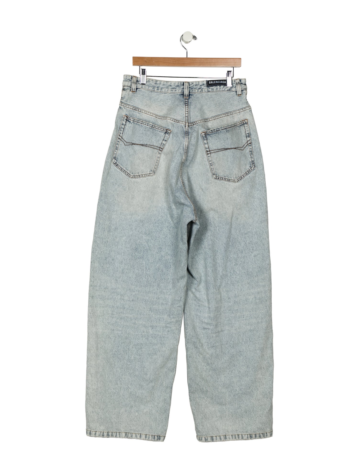 Balenciaga 2022 Wide Leg Jeans