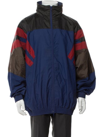 Balenciaga 2017 Colorblock Pattern Windbreaker