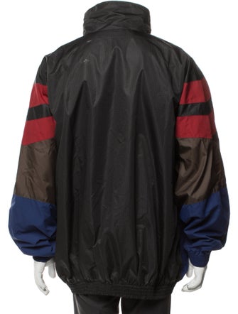 Balenciaga 2017 Colorblock Pattern Windbreaker