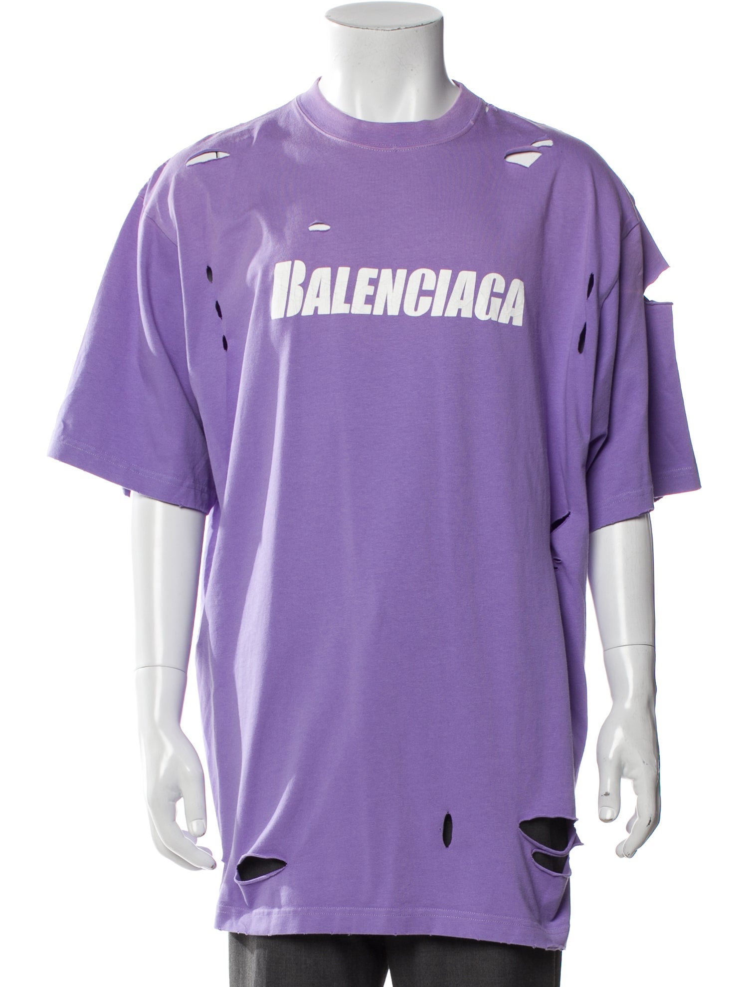 Balenciaga 2021 Signature Logo T-Shirt