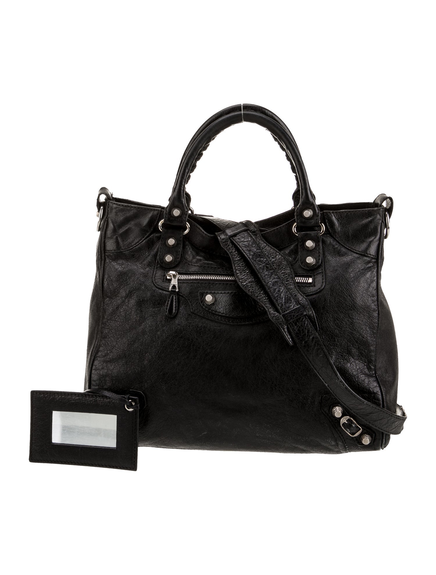 Balenciaga Leather Top Handle Bag