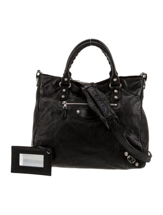 Balenciaga Leather Top Handle Bag