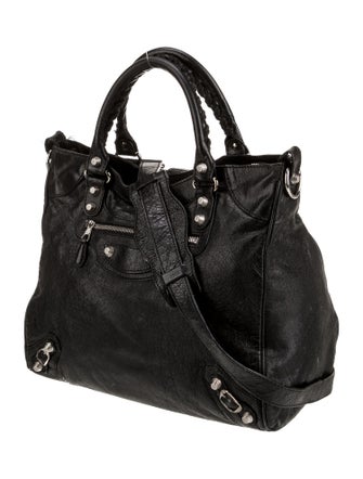Balenciaga Leather Top Handle Bag