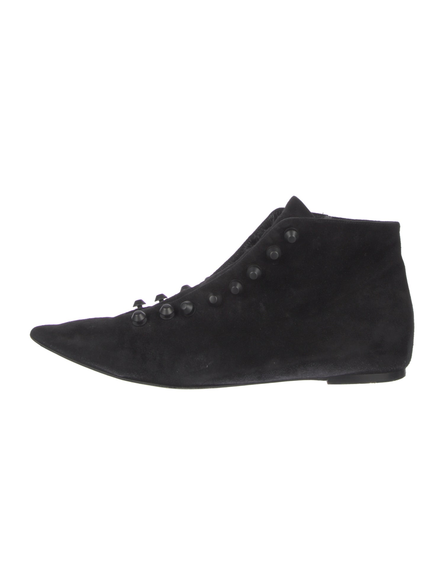 Balenciaga Suede Lace-Up Boots