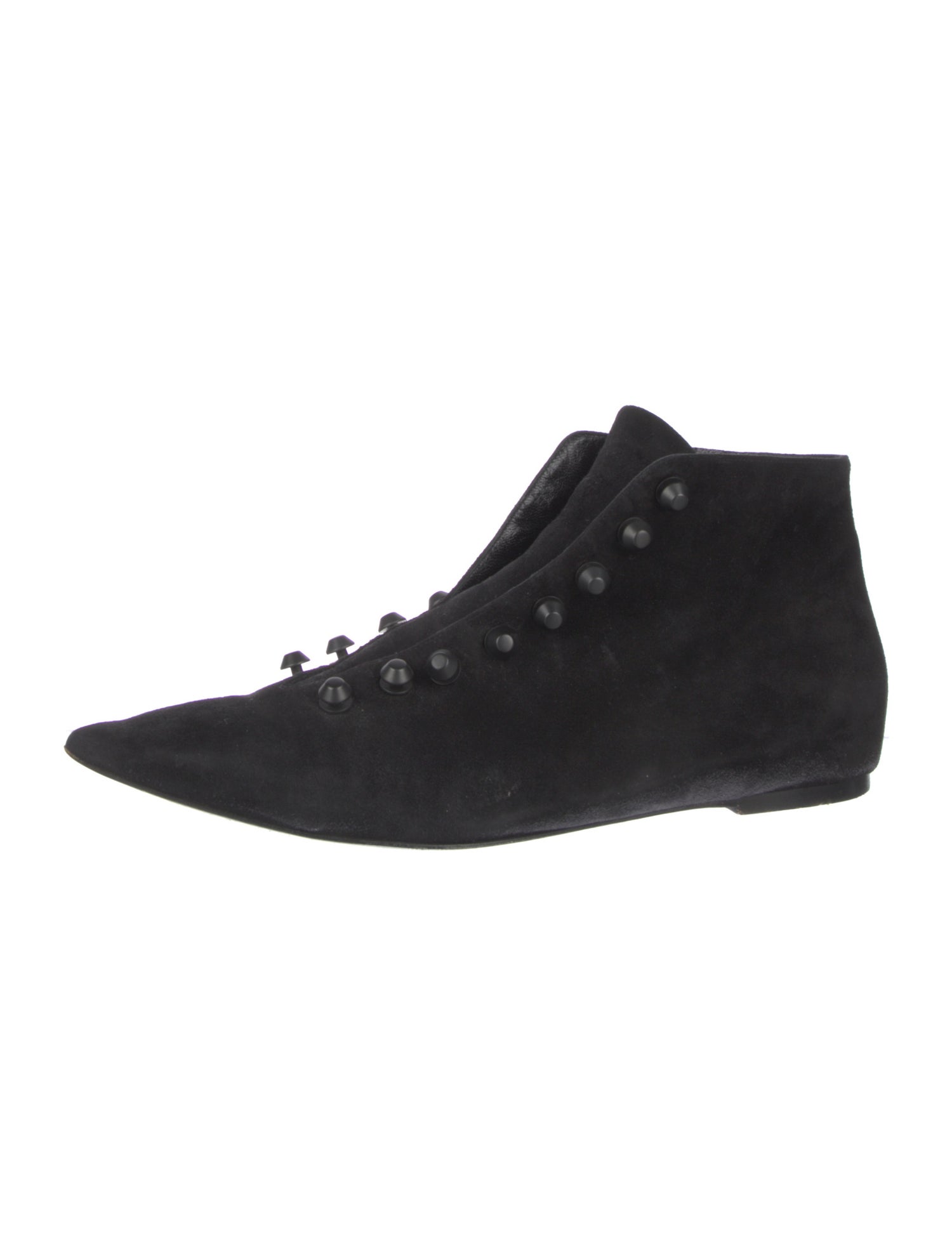 Balenciaga Suede Lace-Up Boots