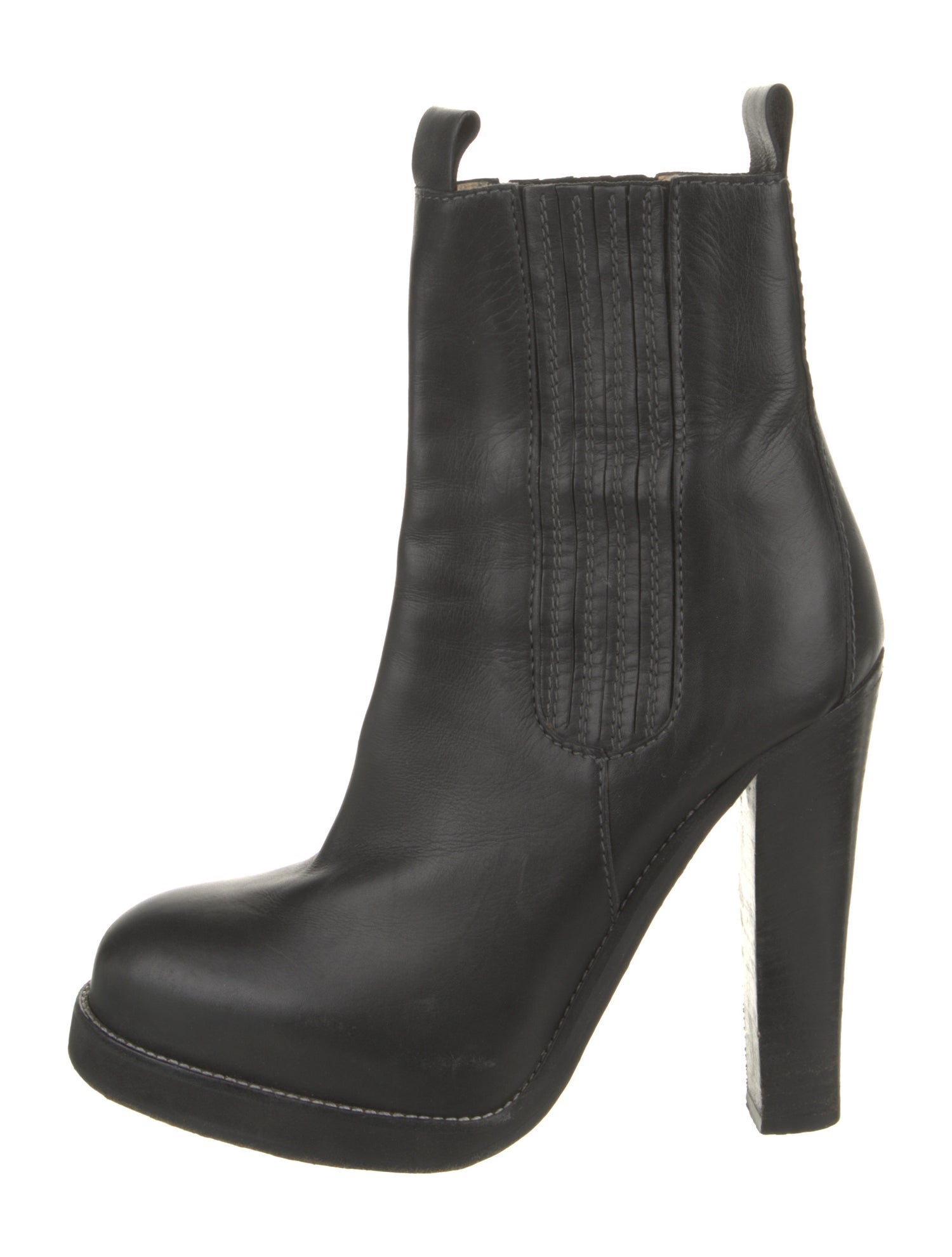 Balenciaga Leather Chelsea Boots