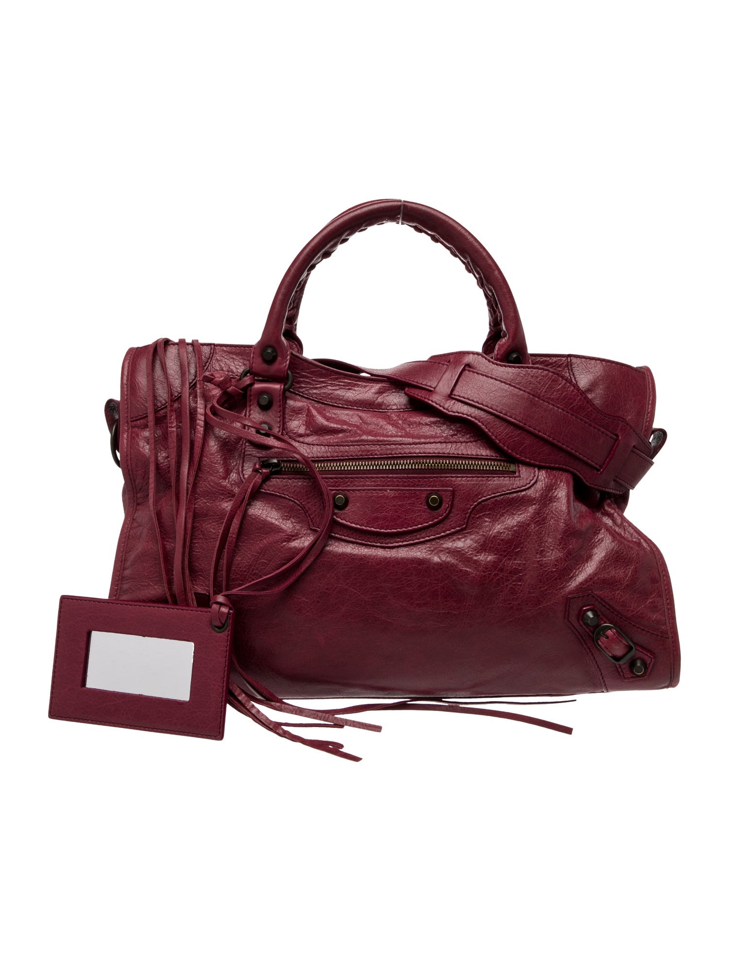 Balenciaga Leather Motocross Classic City