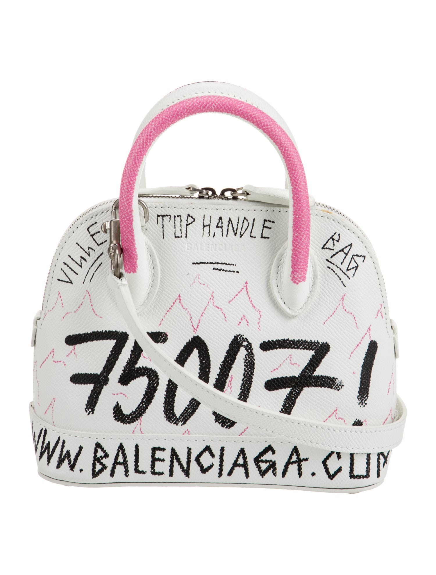 Balenciaga Leather Top Handle Bag