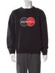 Balenciaga Graphic Print Crew Neck Pullover