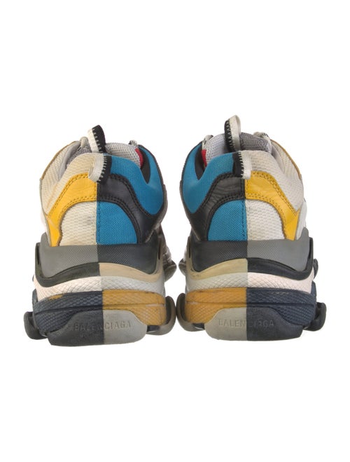 Balenciaga Mesh Colorblock Pattern Chunky Sneakers