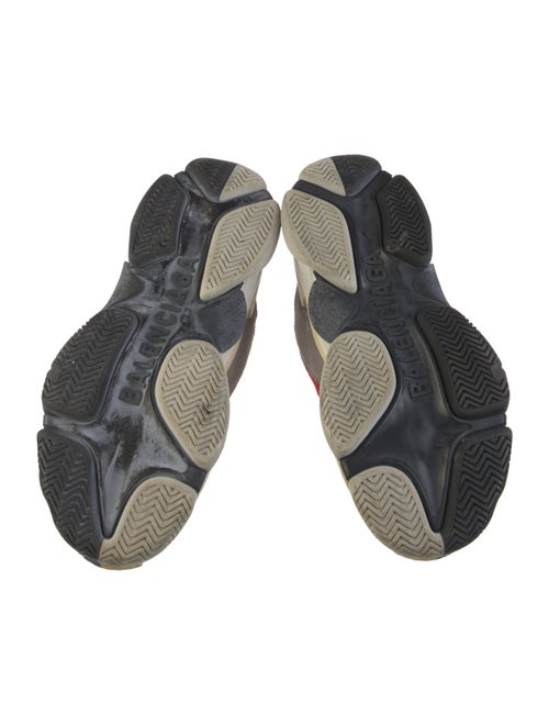 Balenciaga Mesh Colorblock Pattern Chunky Sneakers