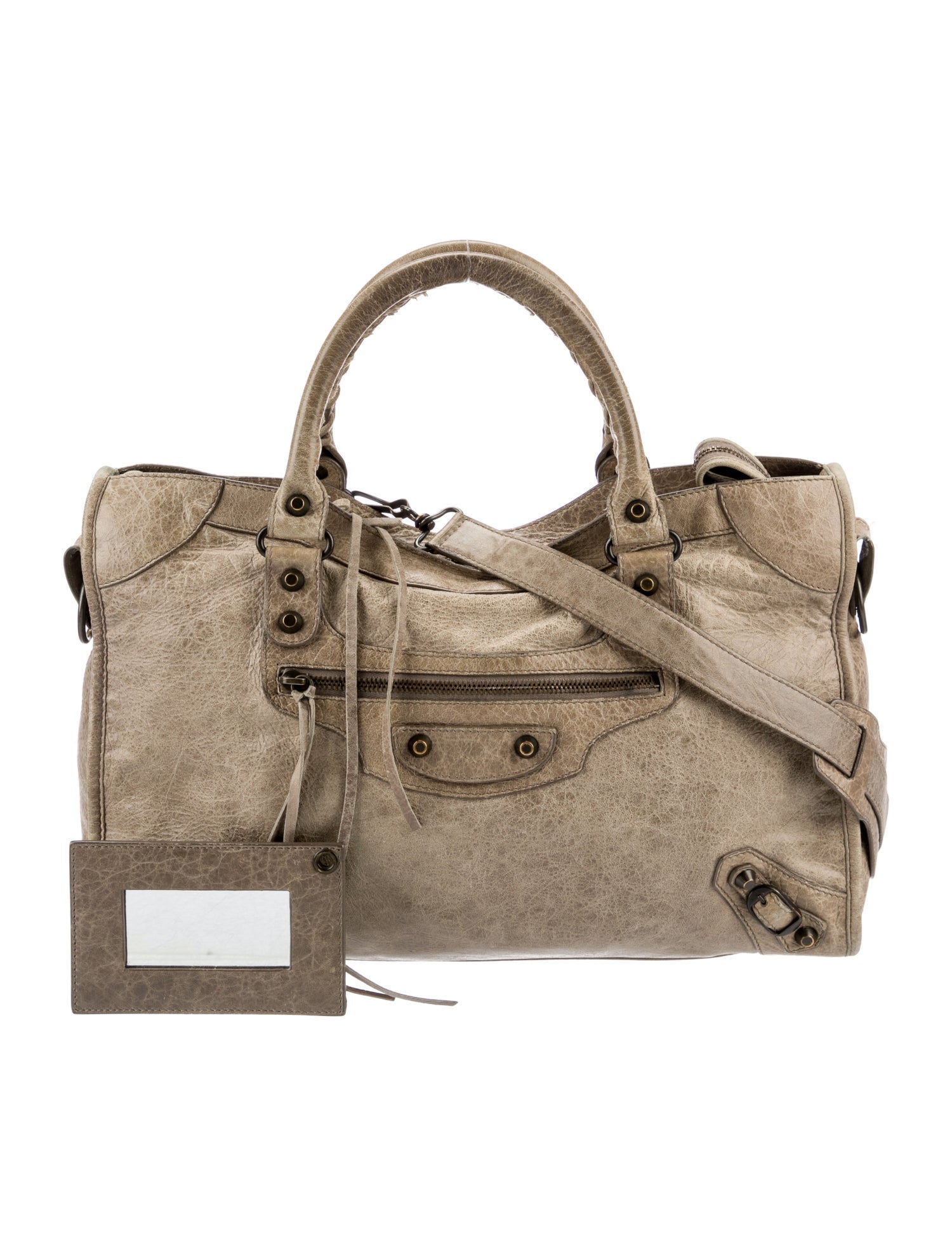 Balenciaga Leather Motocross Classic City